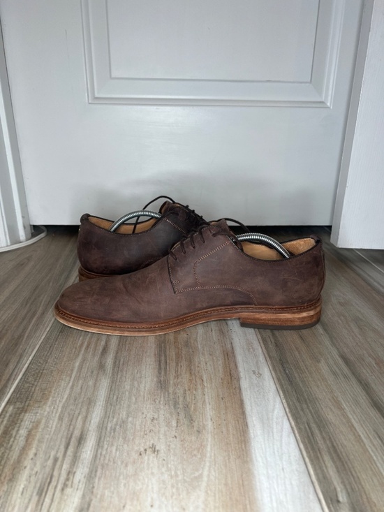 Warfield & Grand Gabeillo Leather Oxfords Shoes Brown Mens Sz 11.5